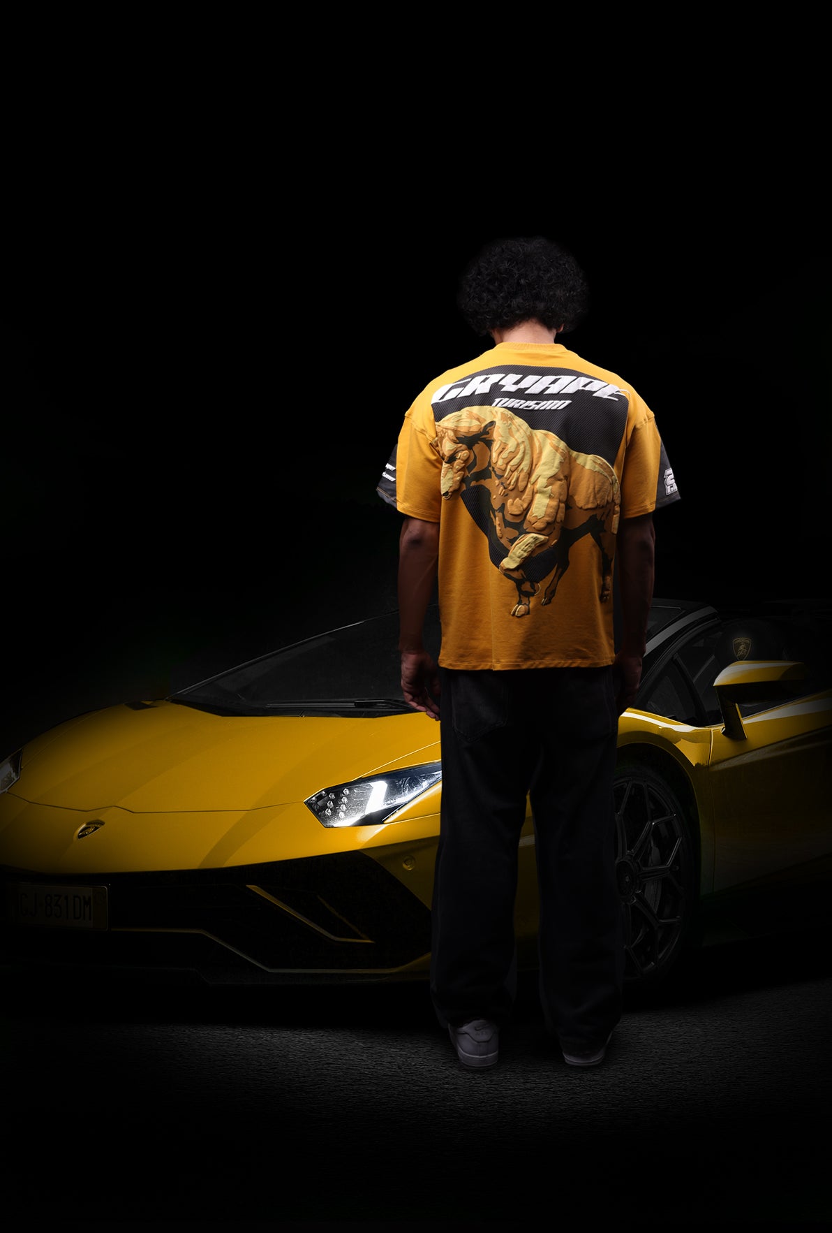 GT YELLOW BULL T-SHIRT