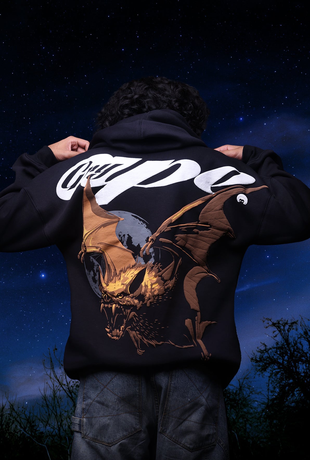 BLACK NIGHTWING HOODIE