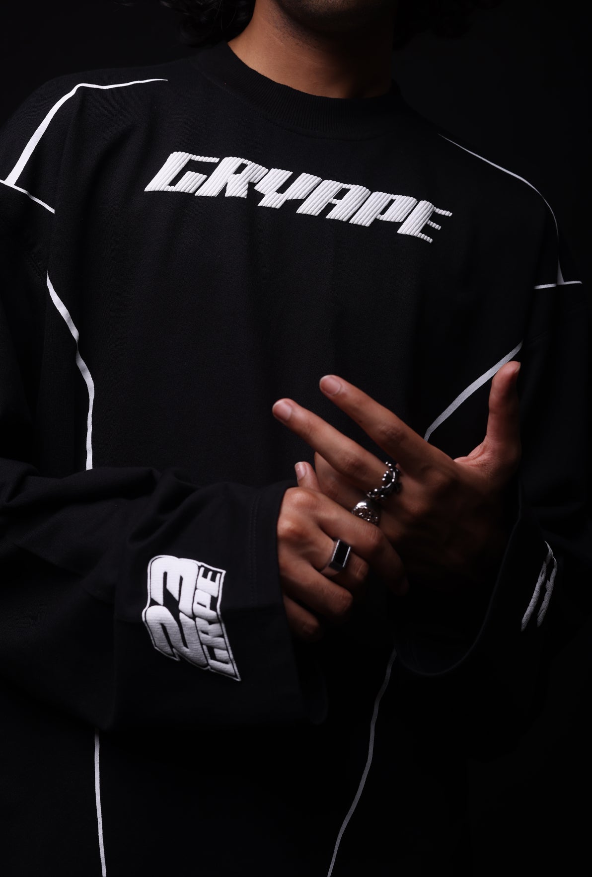 GT BLACK STALLION FULL SLEEVE T-SHIRT