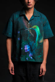 GREEN FEATHER SHIRT