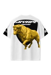 GT WHITE BULL T-SHIRT